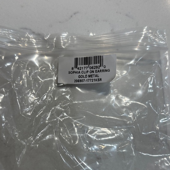 Kendra Scott Gold Geometric Earrings - Picture 5 of 5